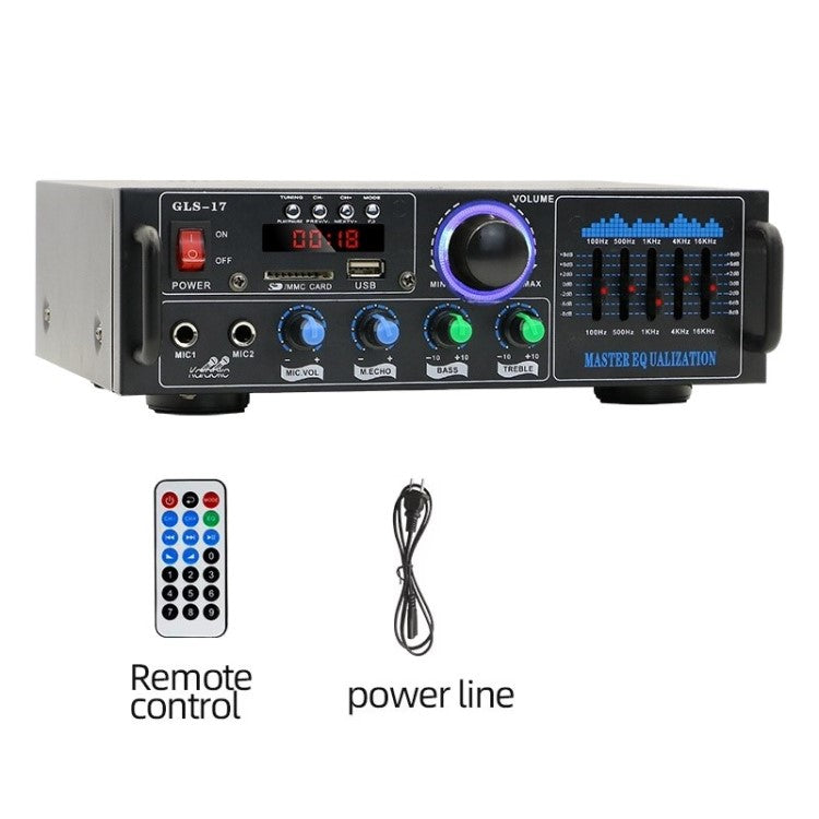 Digital Stereo Echo Mixing Power Amplifier HiFi Mini Audio Amplifier Home Sound