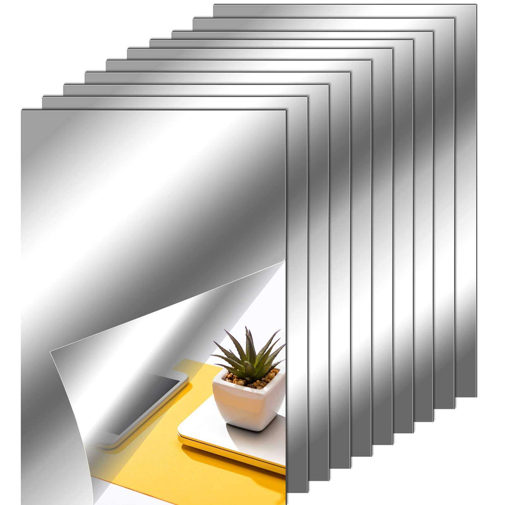 Self-Adhesive Acrylic Mirror Sheet 40cm by 30cm - Silver