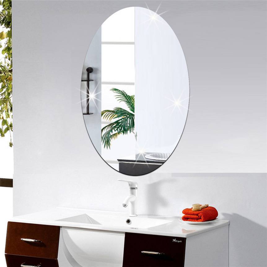 Self-Adhesive Acrylic Mirror Sheet 40cm by 30cm - Silver